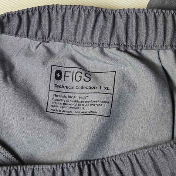Figs Medical Healthcare Tansen Jogger Scrub Graphite Grey Pants Men's Size XL - Picture 2 of 7